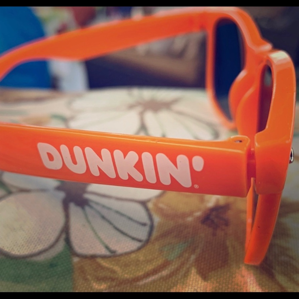Dunking Donuts Orange Promo Sunglasses -NWOT